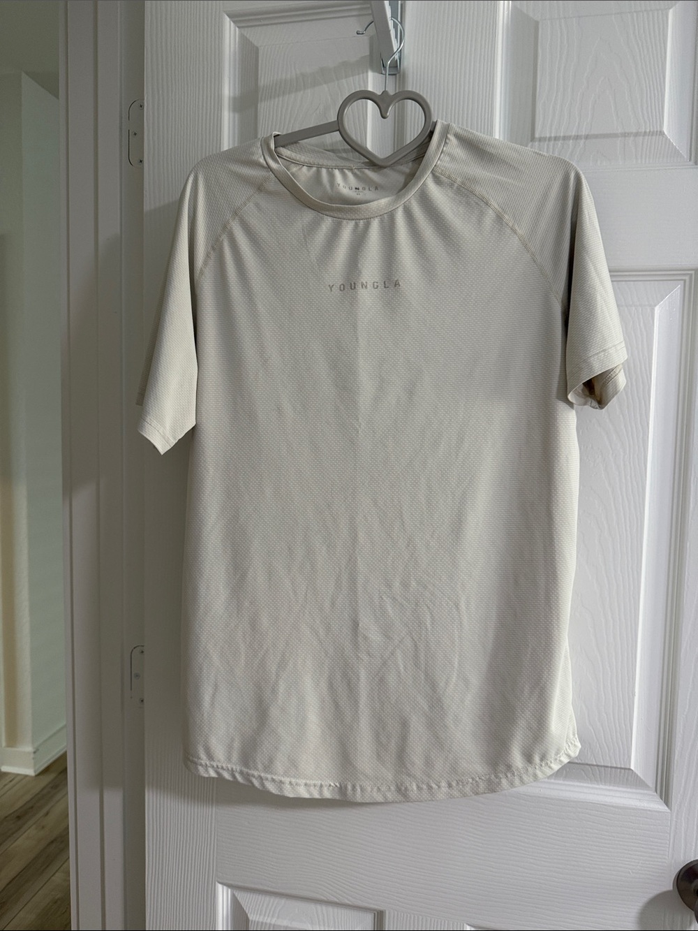 YoungLA Short Sleeve Performance Tee - Light Beige